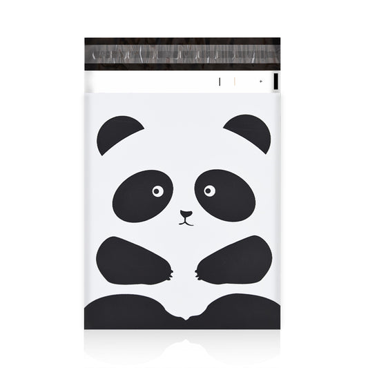 10"x13" Panda Poly Mailers Tear-Proof Polyethylene Shipping Bags