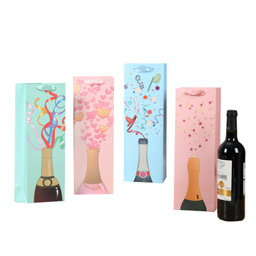 Wine Gift Bags, Wine Bottle Bags for Thanksgiving, Halloween, Easter, and Christmas