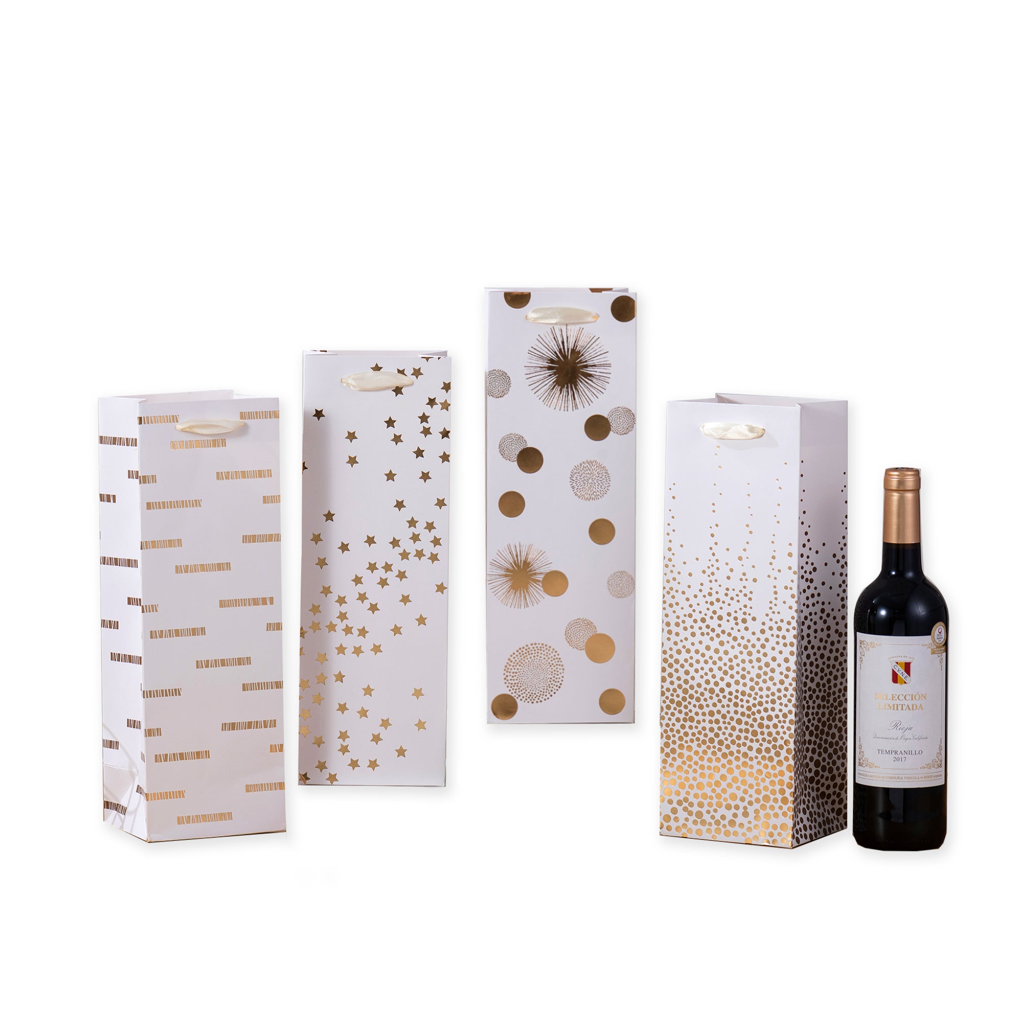 Wine Gift Bags, Wine Bottle Bags for Thanksgiving, Halloween, Easter, and Christmas