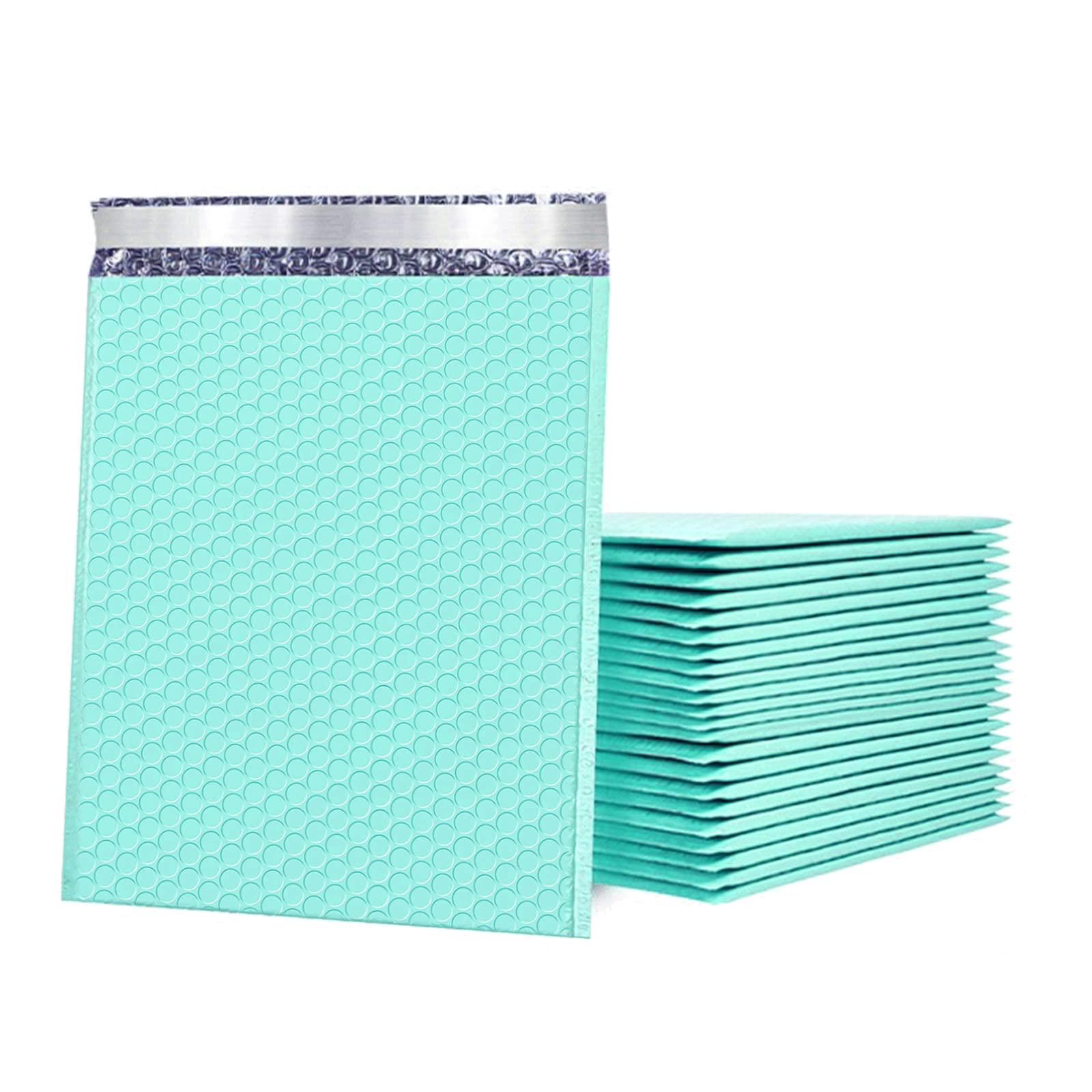 20 Pack Turquoise Waterproof Bubble Mailers