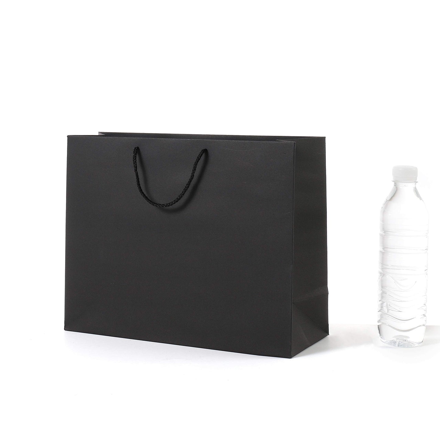 10 Pack Large Black Gift Bags